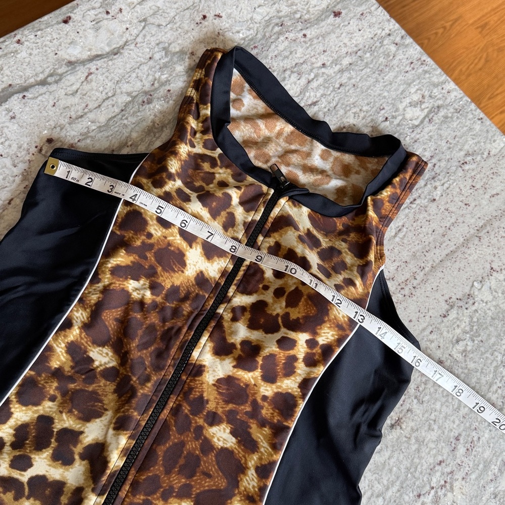 Leopard Print Tankini Swim Set - Picture 5 of 12